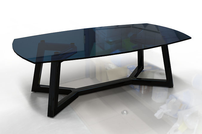 Coffee Table 3D Model VR Low-poly 3D model