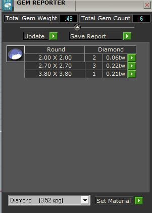 Row Diamond Pendant 0926 3D print model_5