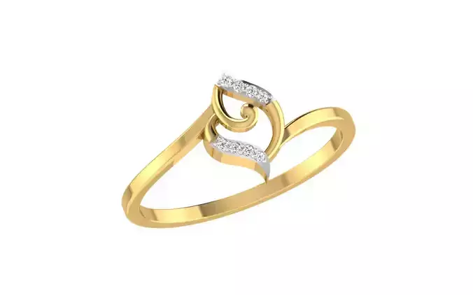 Solitaire Women Engagement Band Ring