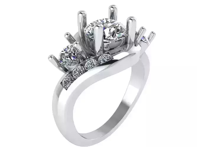 Hug Diamond Ring 0934