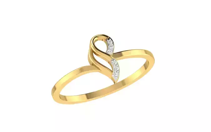 Solitaire Women Engagement Band Ring