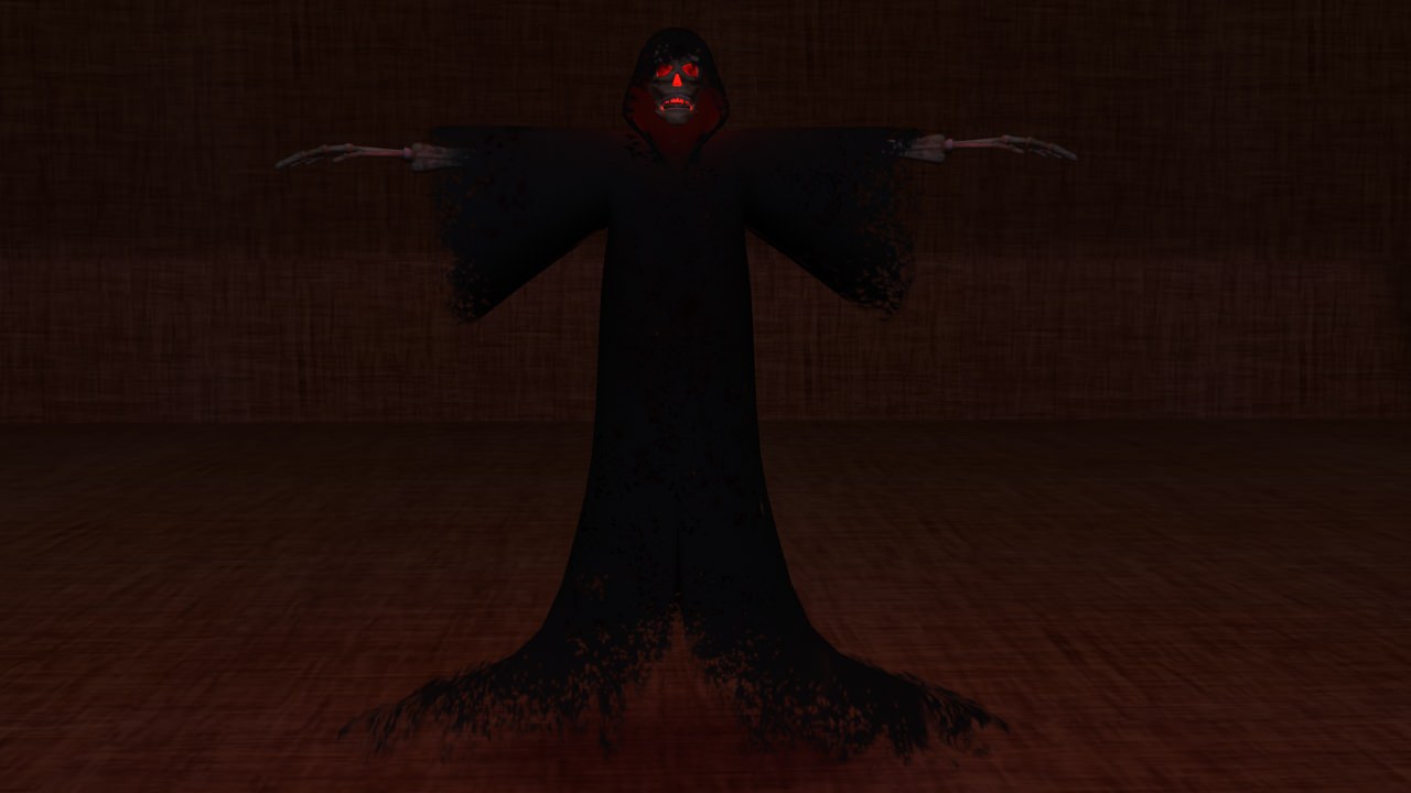 death angel GRIM Low-poly 3D model_5