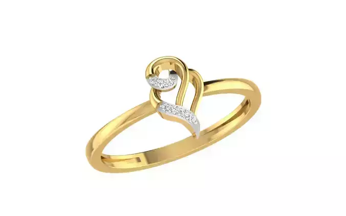 Solitaire Women Engagement Band Ring