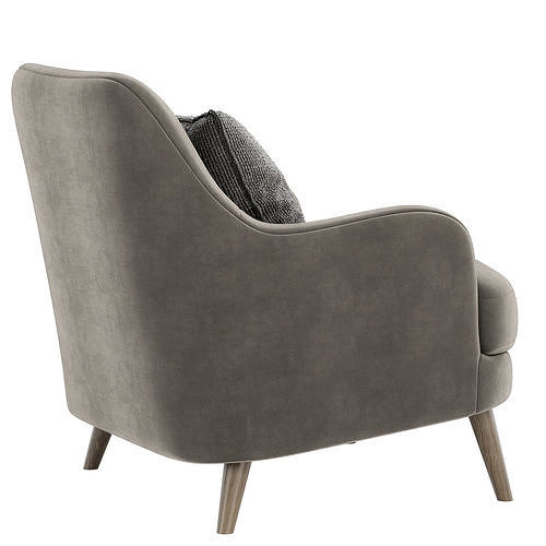 sophie arm chair 3D model 5