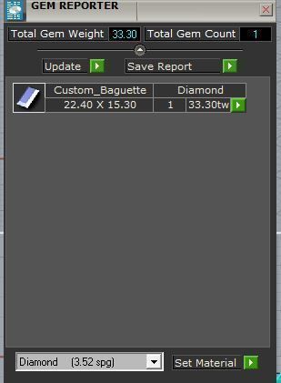 Taper Baguette Pendant 0937 3D print model_5