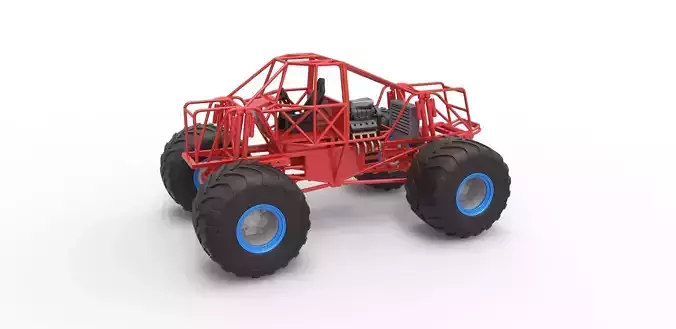Monster truck base Scale 1 to 25