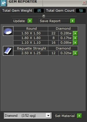 4 Row Diamond Ring 593 3D print model_8