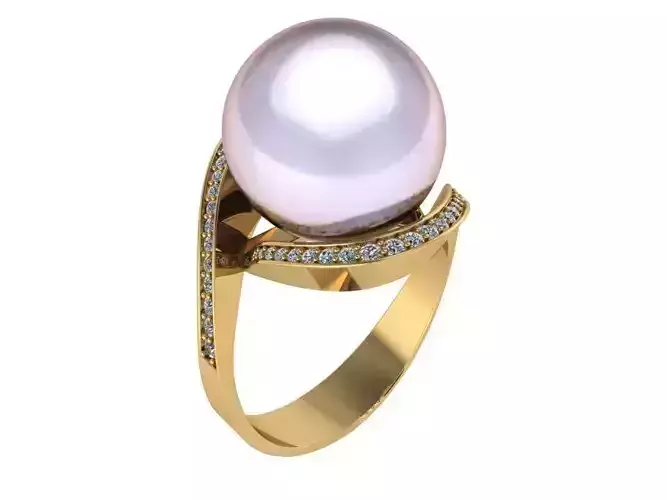 Pearl Hug Ring 596