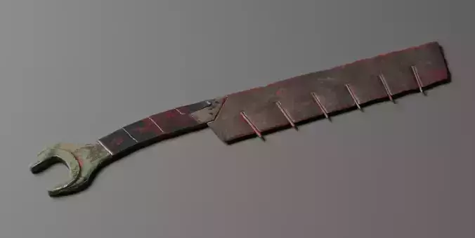 Apocalipticknife LowPoly old rusty knife