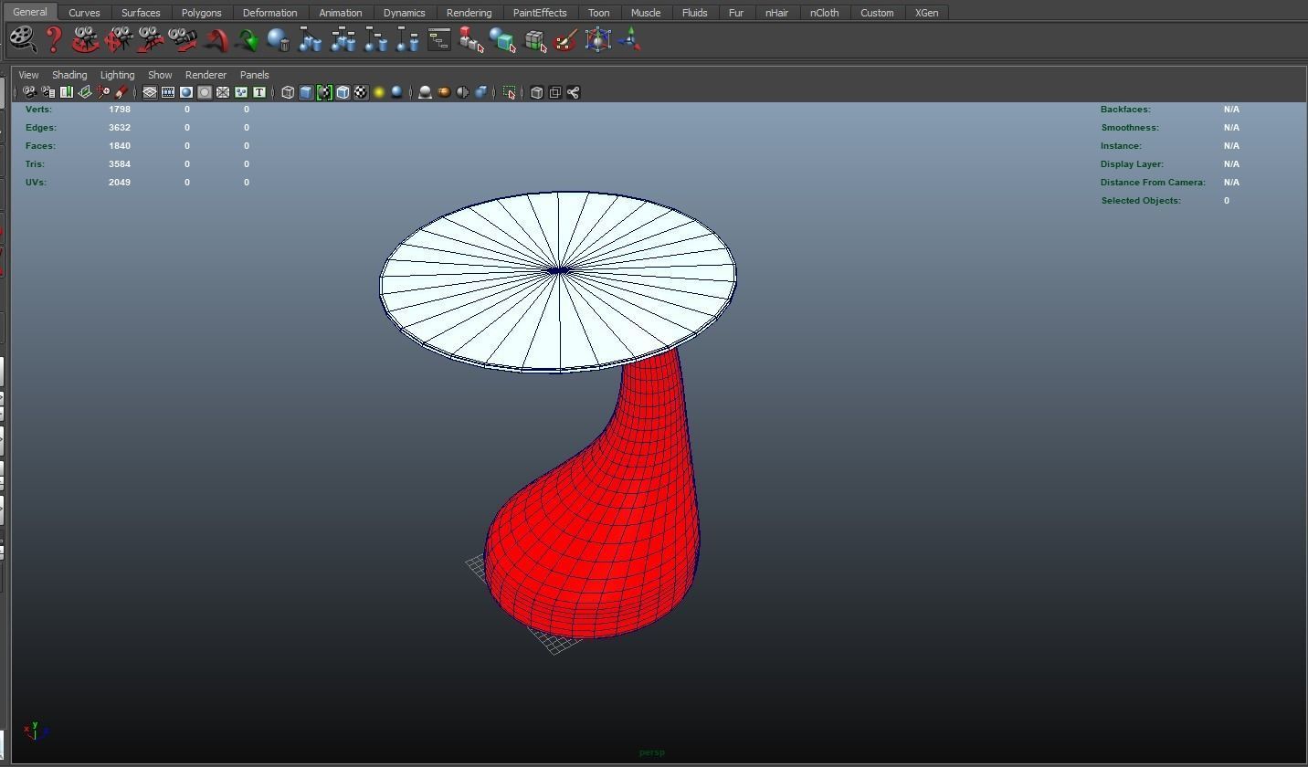 Cornering Table 3D Model VR Low-poly 3D model_11