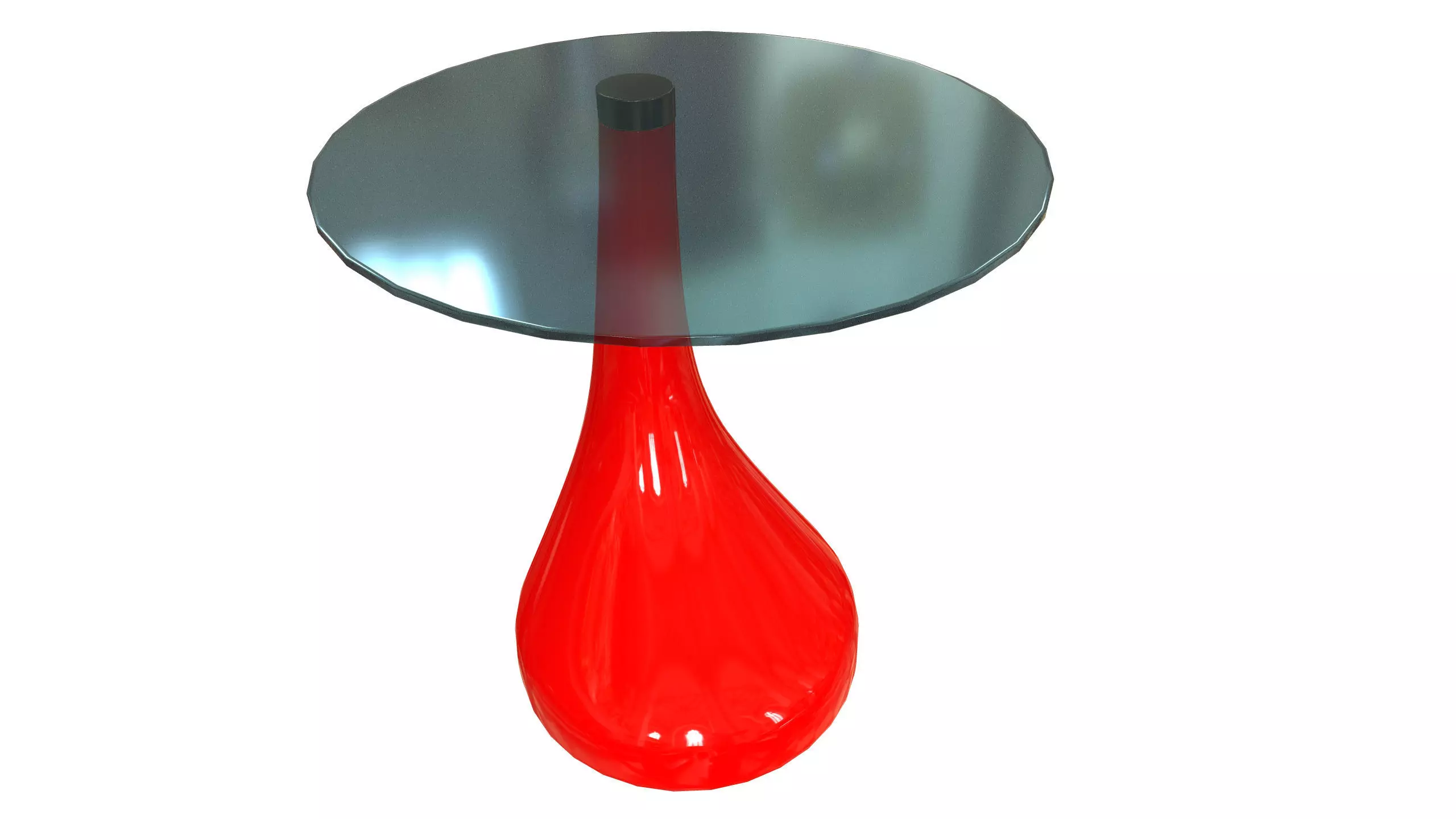 Cornering Table 3D Model VR Low-poly 3D model_0