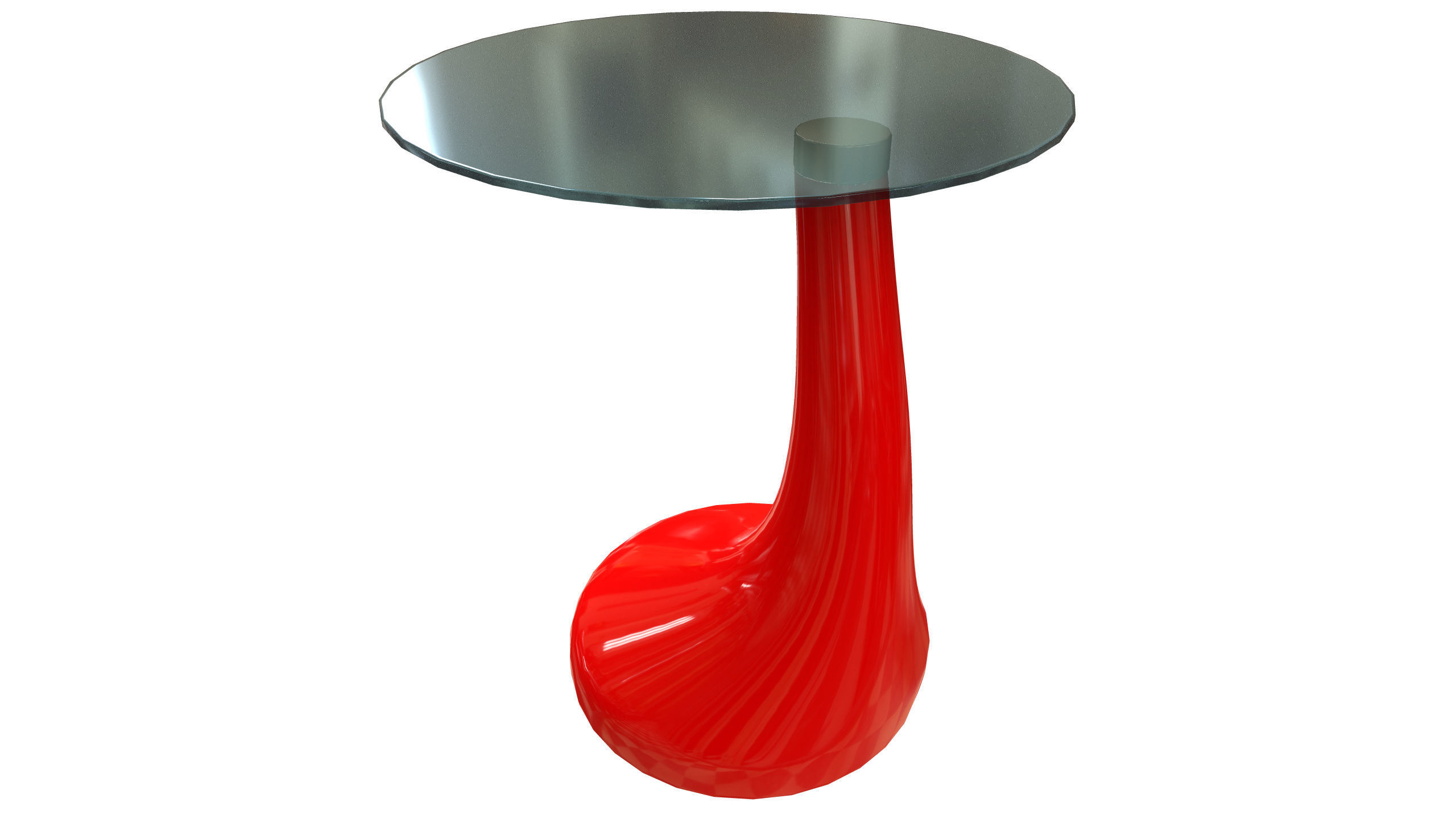 Cornering Table 3D Model VR Low-poly 3D model_4