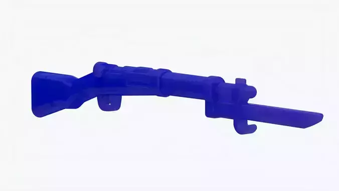 Lego detailed rifle toy gun