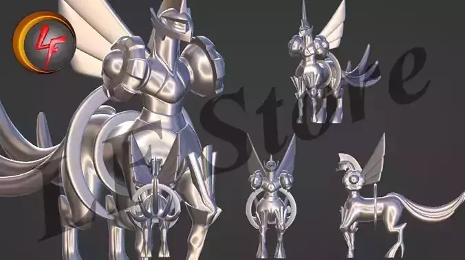 Pokemon Palkia Orgin 3D model