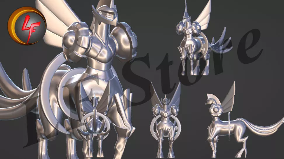 Pokemon Palkia Orgin 3D model_0