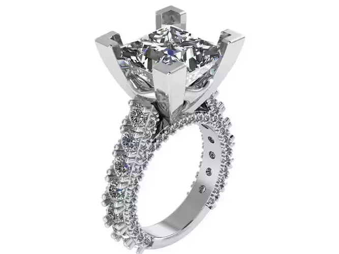 Princess Diamond Ring 0963