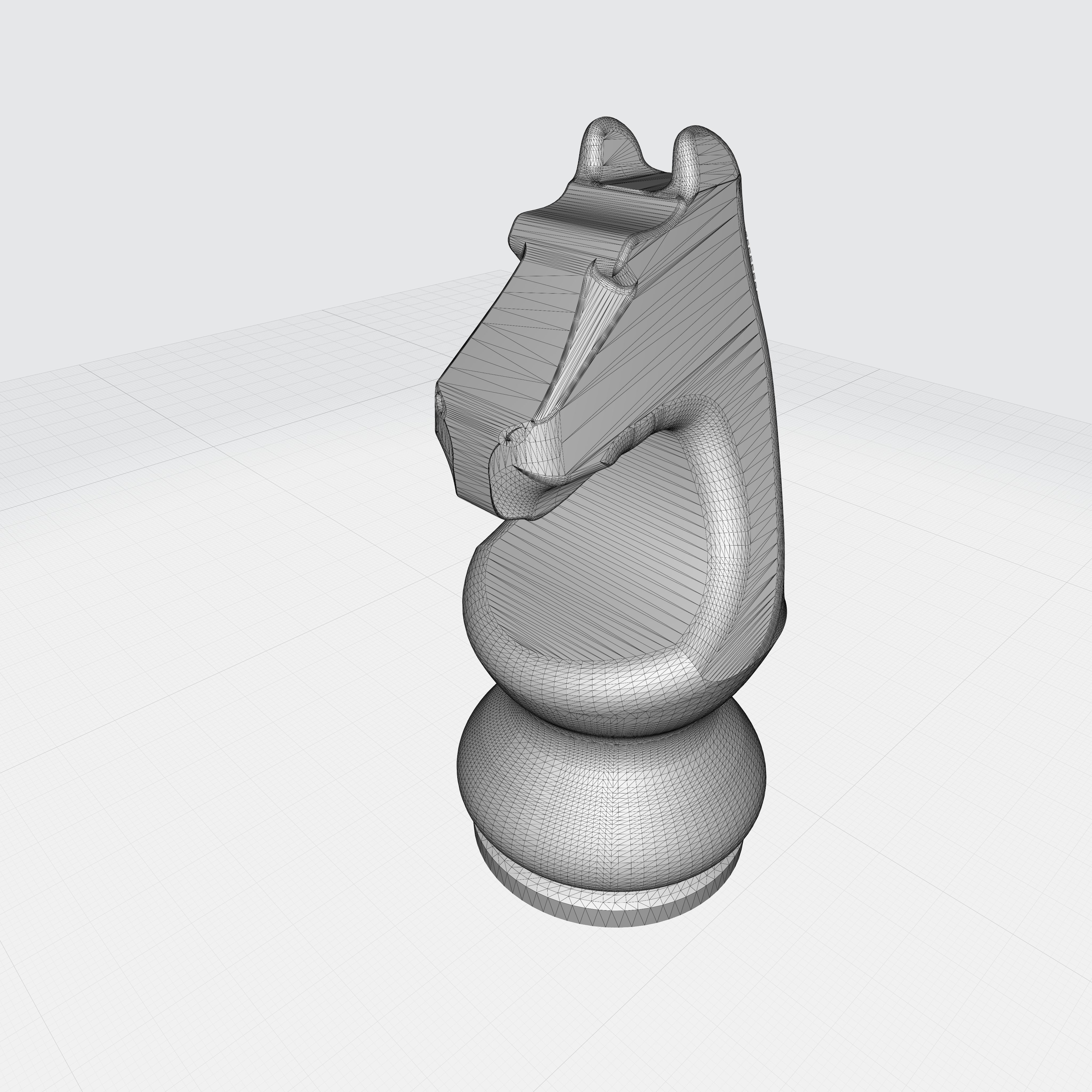 Chess set 3D print model piece 3D model_11