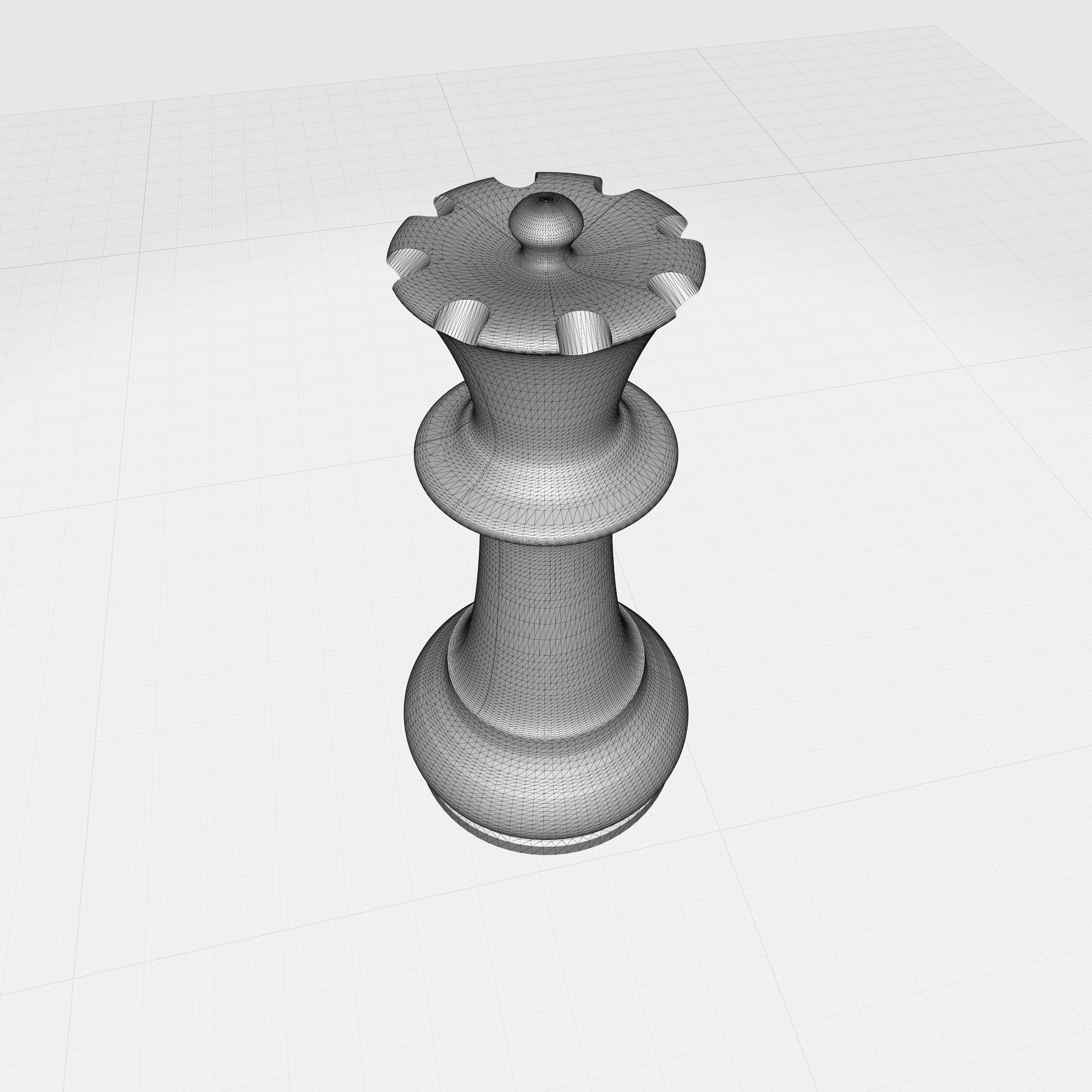 Chess set 3D print model piece 3D model_9