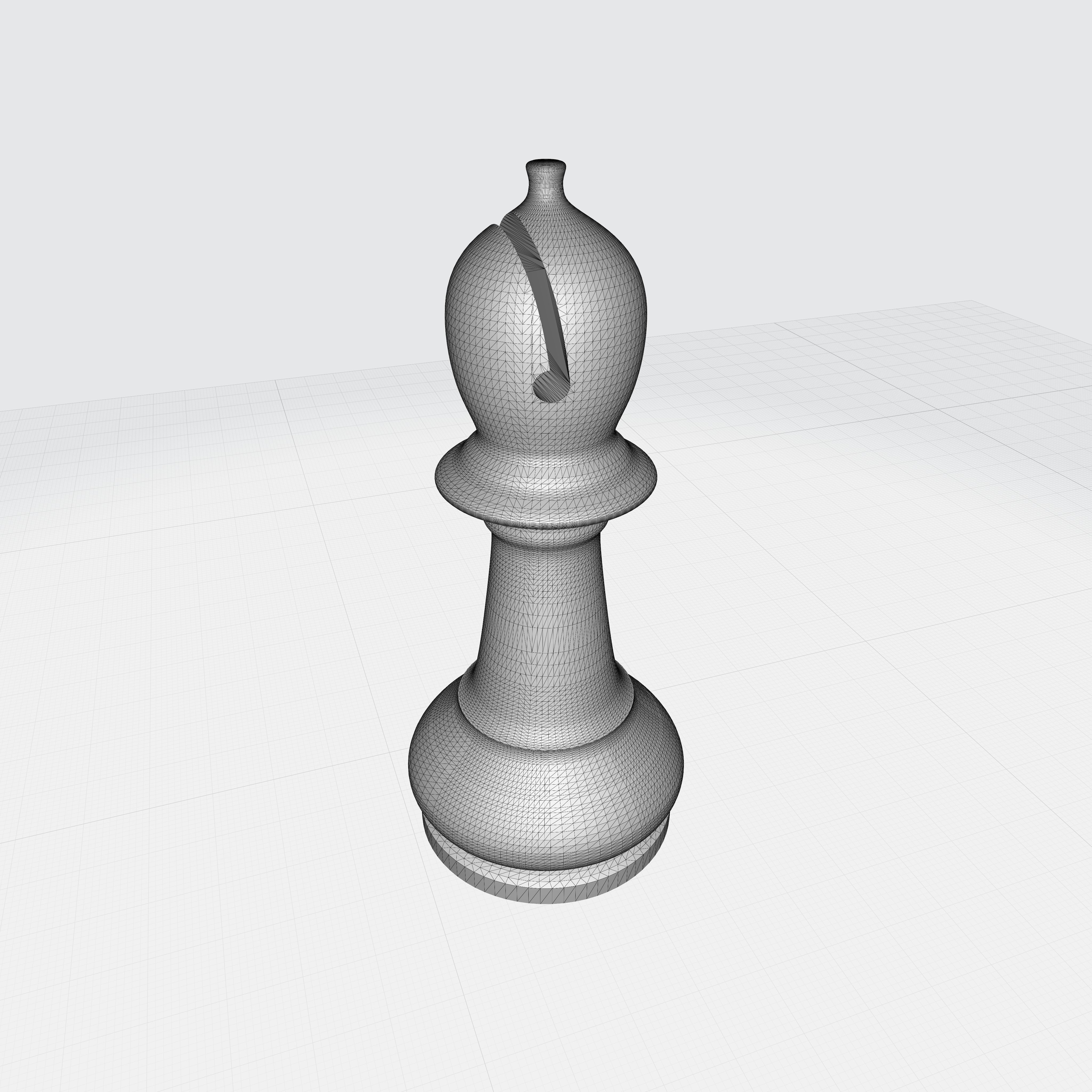 Chess set 3D print model piece 3D model_10