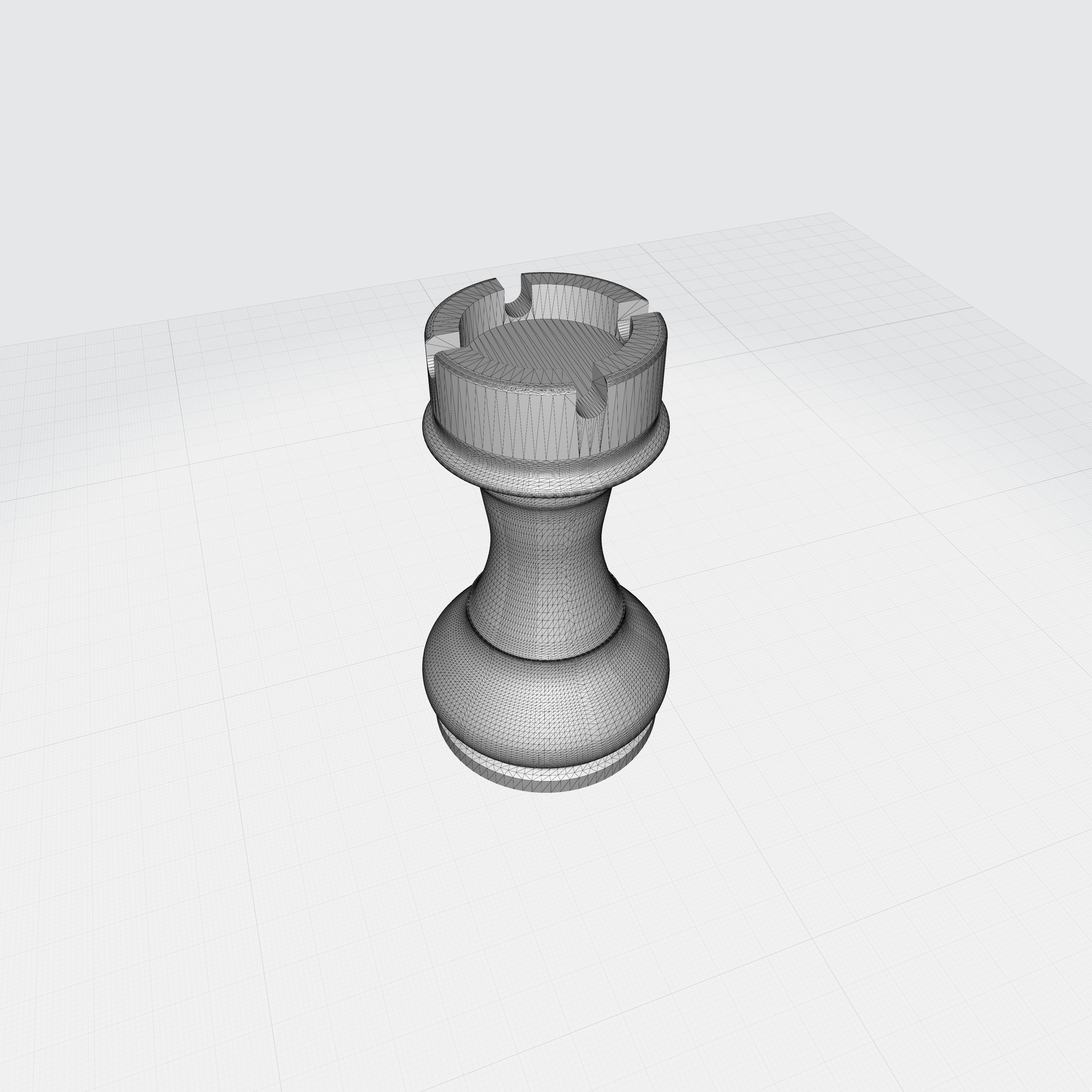 Chess set 3D print model piece 3D model_12
