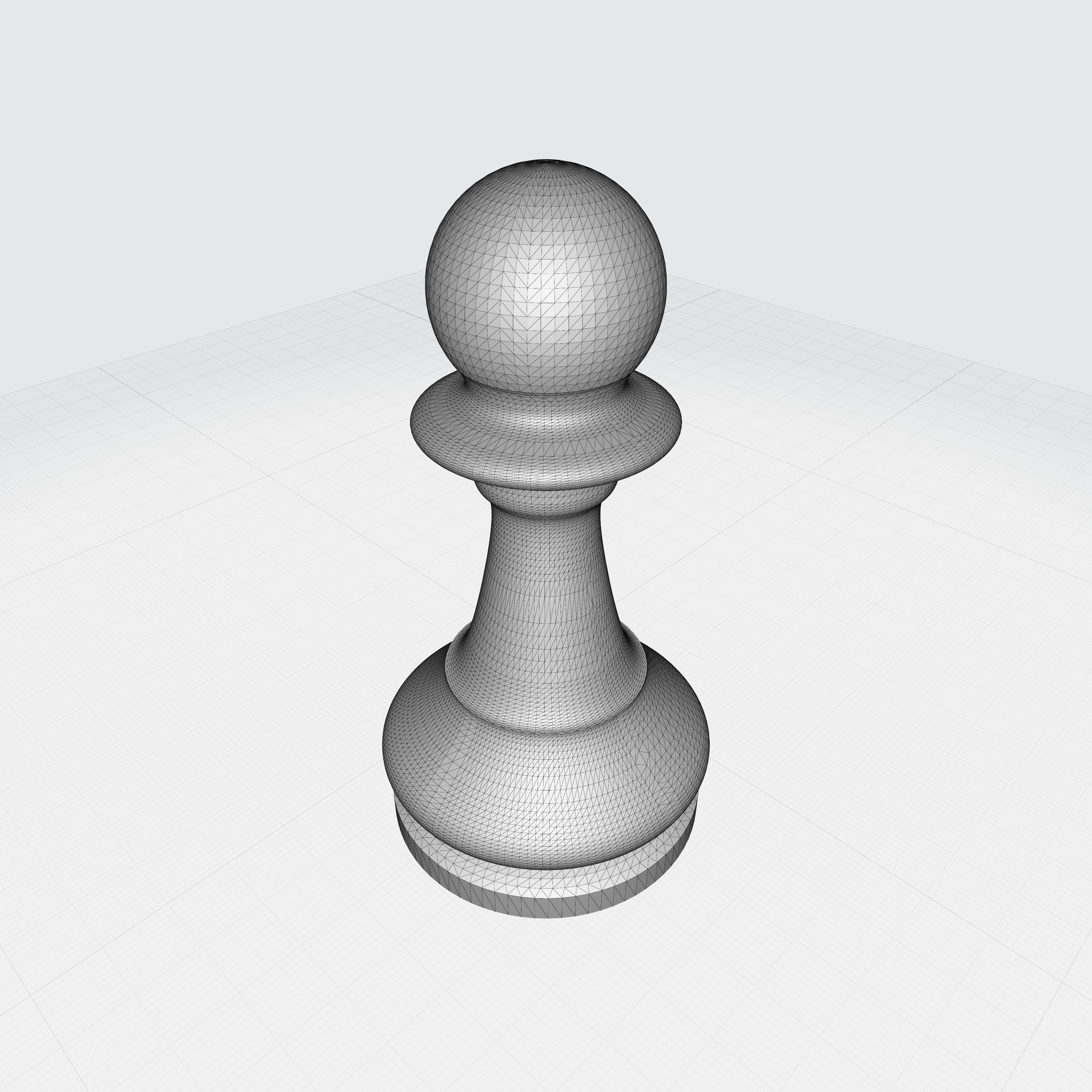 Chess set 3D print model piece 3D model_13