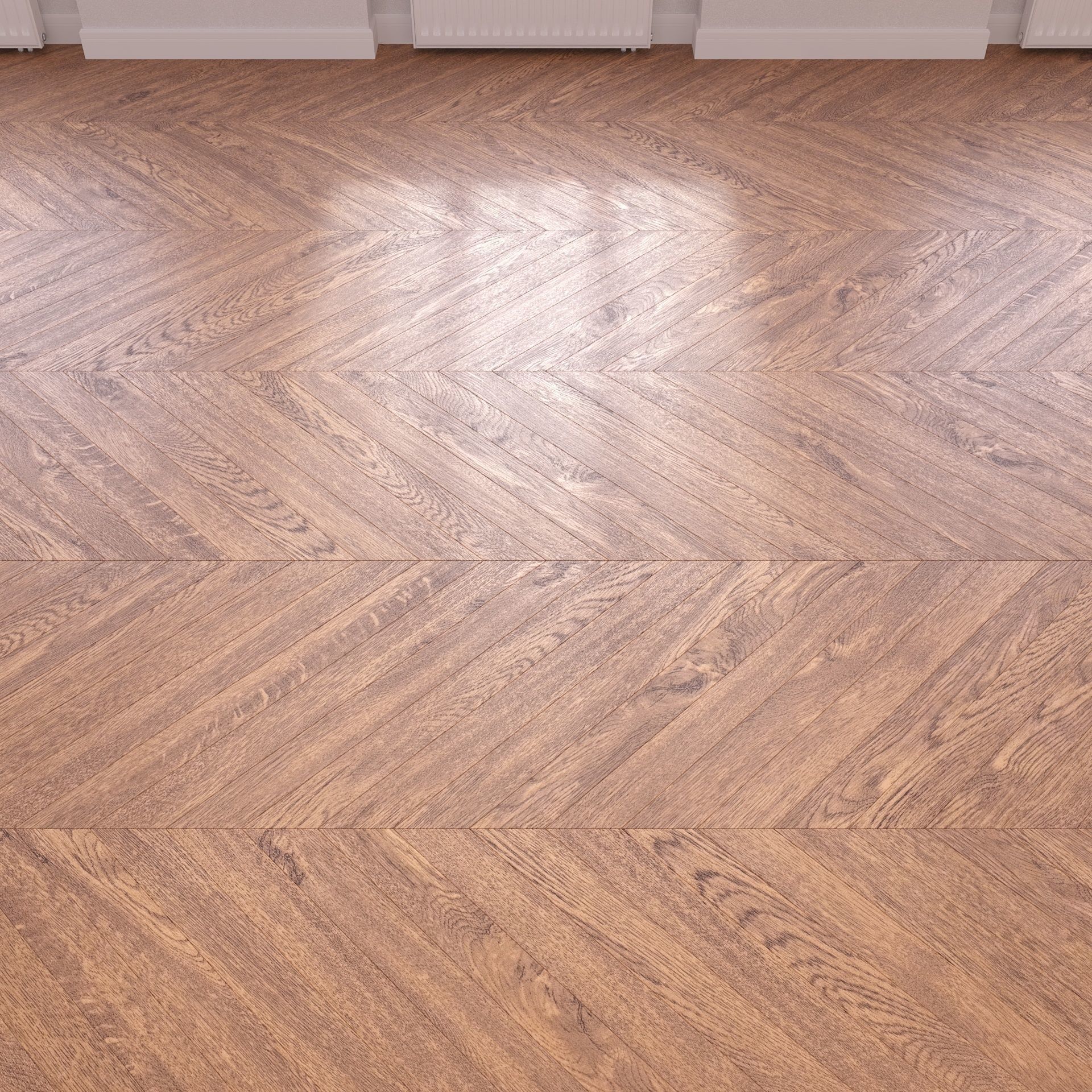 Parquet - Laminate - Wooden floor 2 in 1 Low-poly 3D model_3