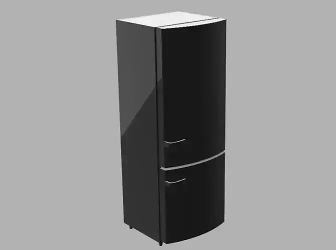 Fridge refrigerator 3D model Fridge refrigerator 3D model