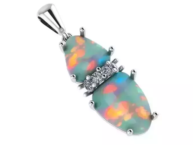 Cabochone Pendant 1219