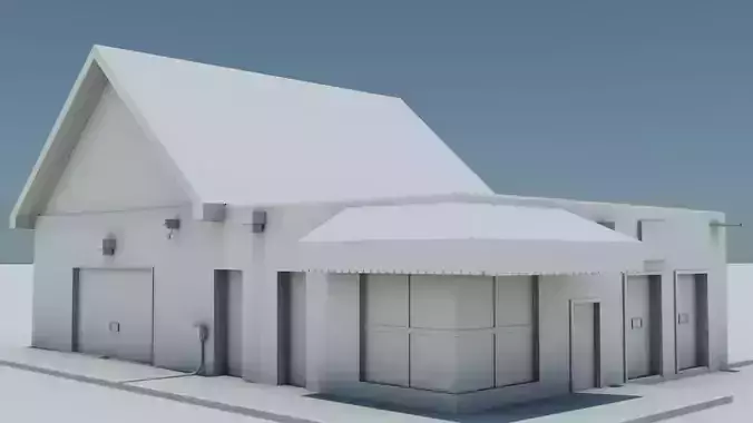 sevel-elevan store game model 3D model