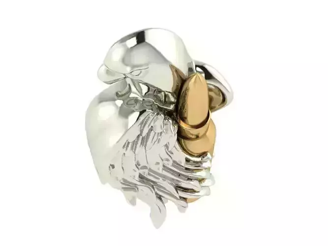 Eagle and Bullet Pendant 618