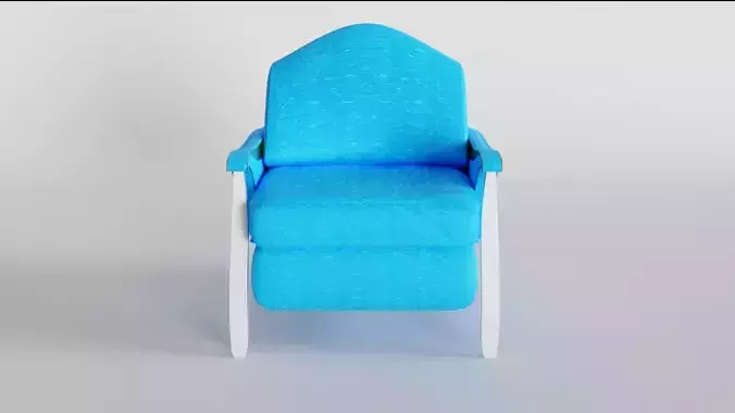 Low poly 3d sofa for game assets or for furniture needs