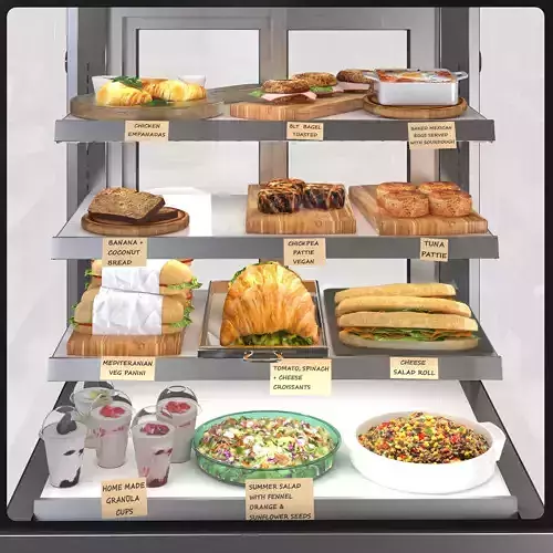 Ambient Food Display 900mm 3D model