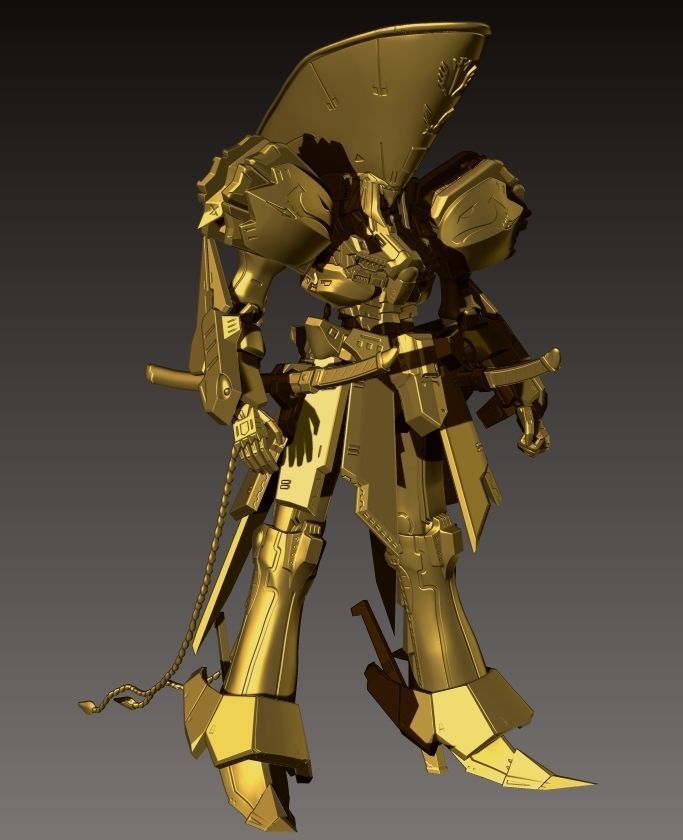 KNIGHT of GOLD Upgraded version 3D print model_10