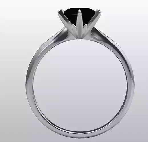 Ring flower 3D print model