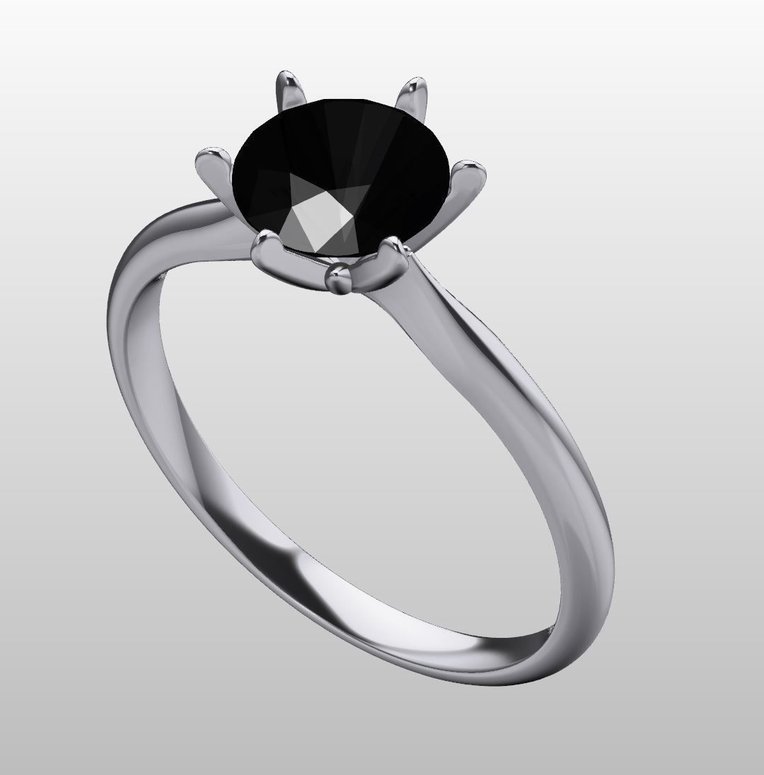 Ring flower 3D print model_1