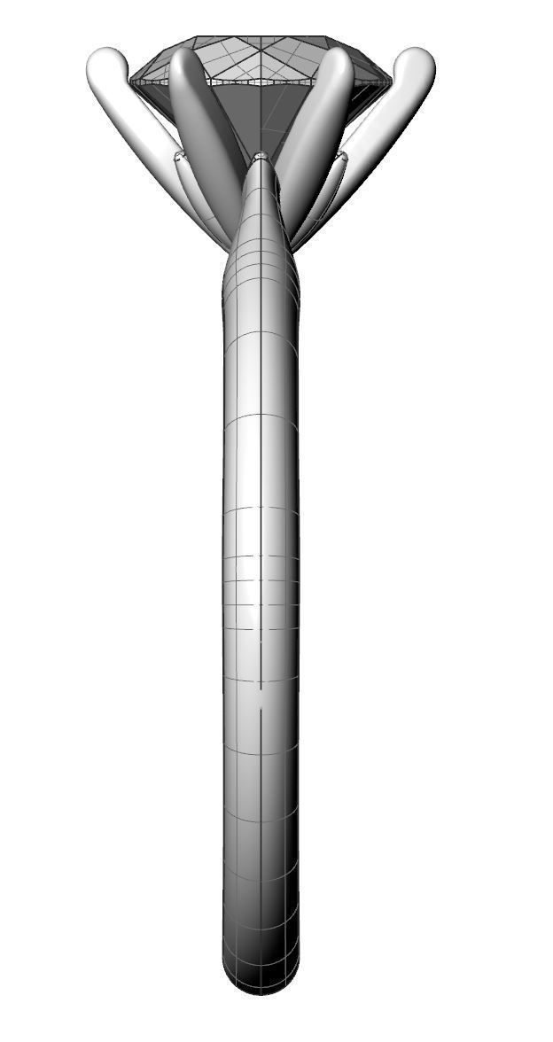 Ring flower 3D print model_4