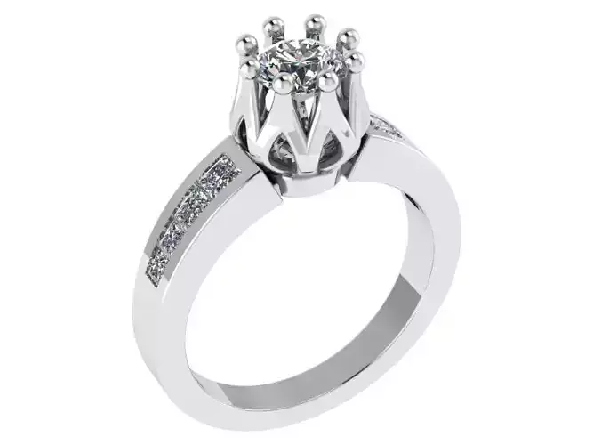 Decorative Setting Diamond Ring 1226