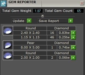 Pear Double Halo Ring 1230 3D print model_5