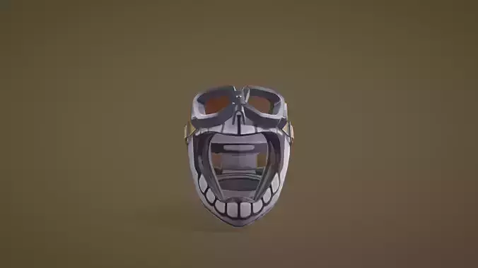 Off-Road Racing Motorcycle Helmet With Goggles