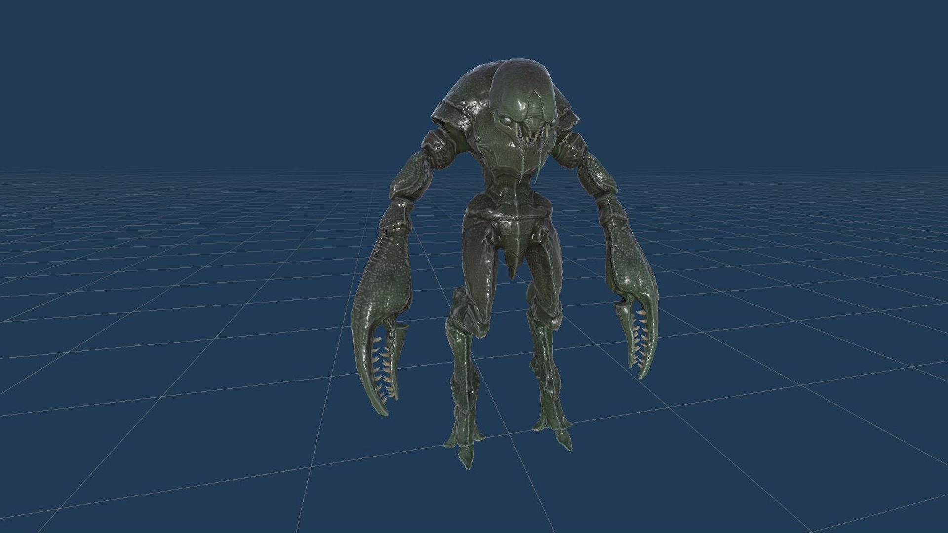 Crab Creature Low-poly 3D model_28