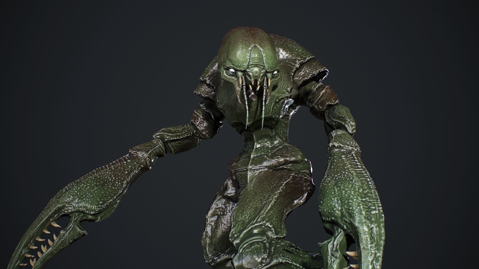 Crab Creature Low-poly 3D model_20