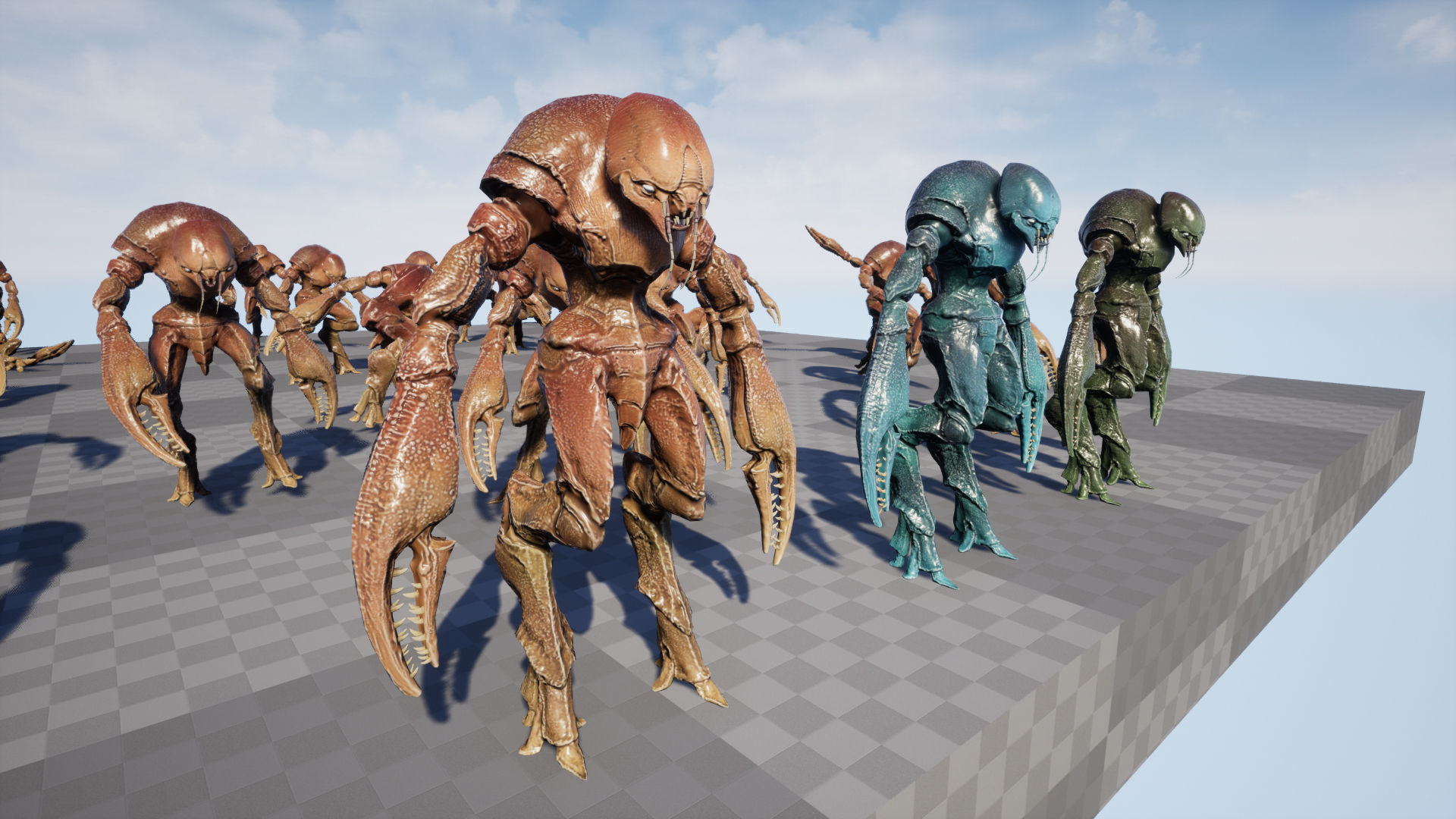 Crab Creature Low-poly 3D model_25