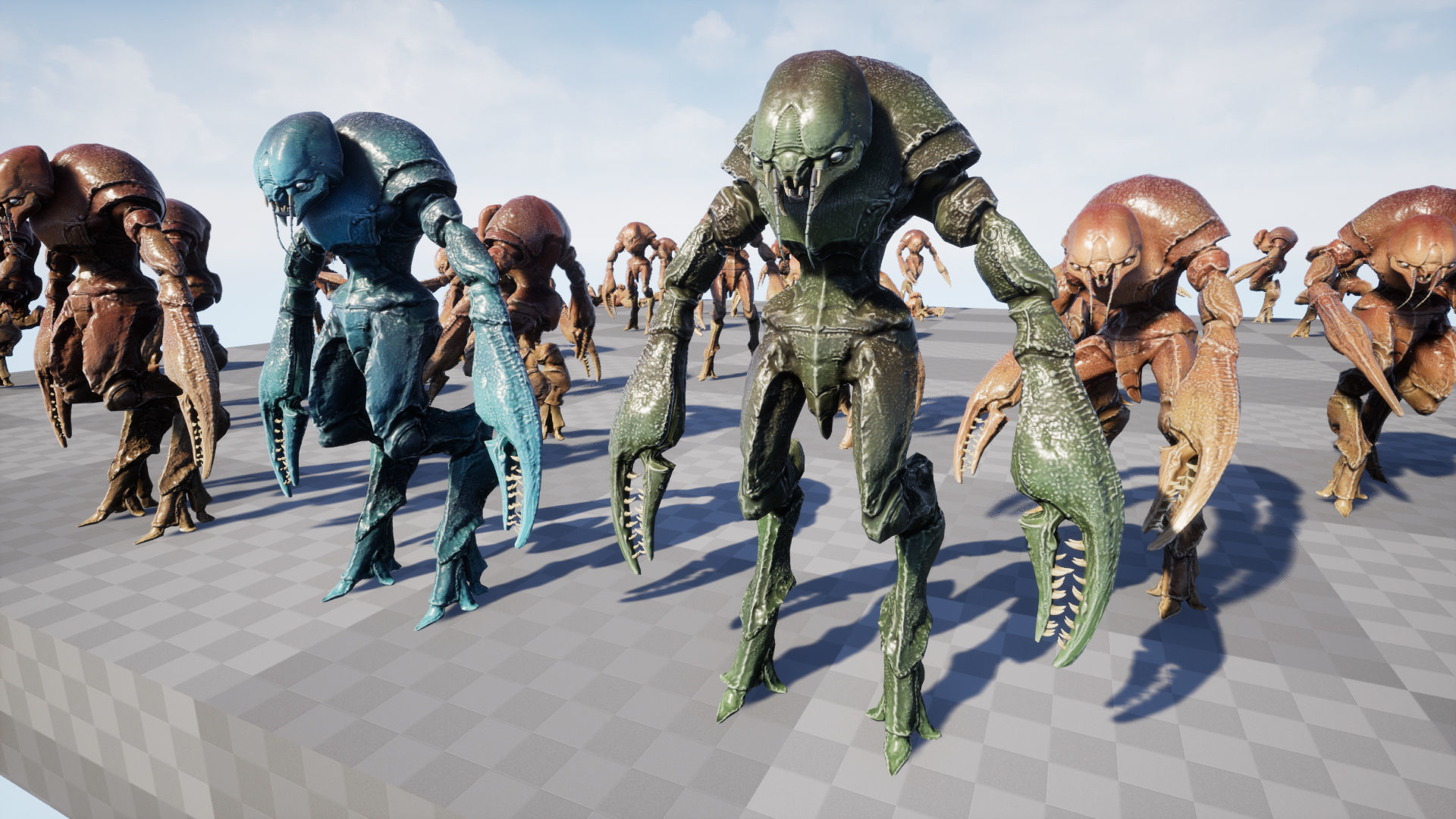 Crab Creature Low-poly 3D model_24