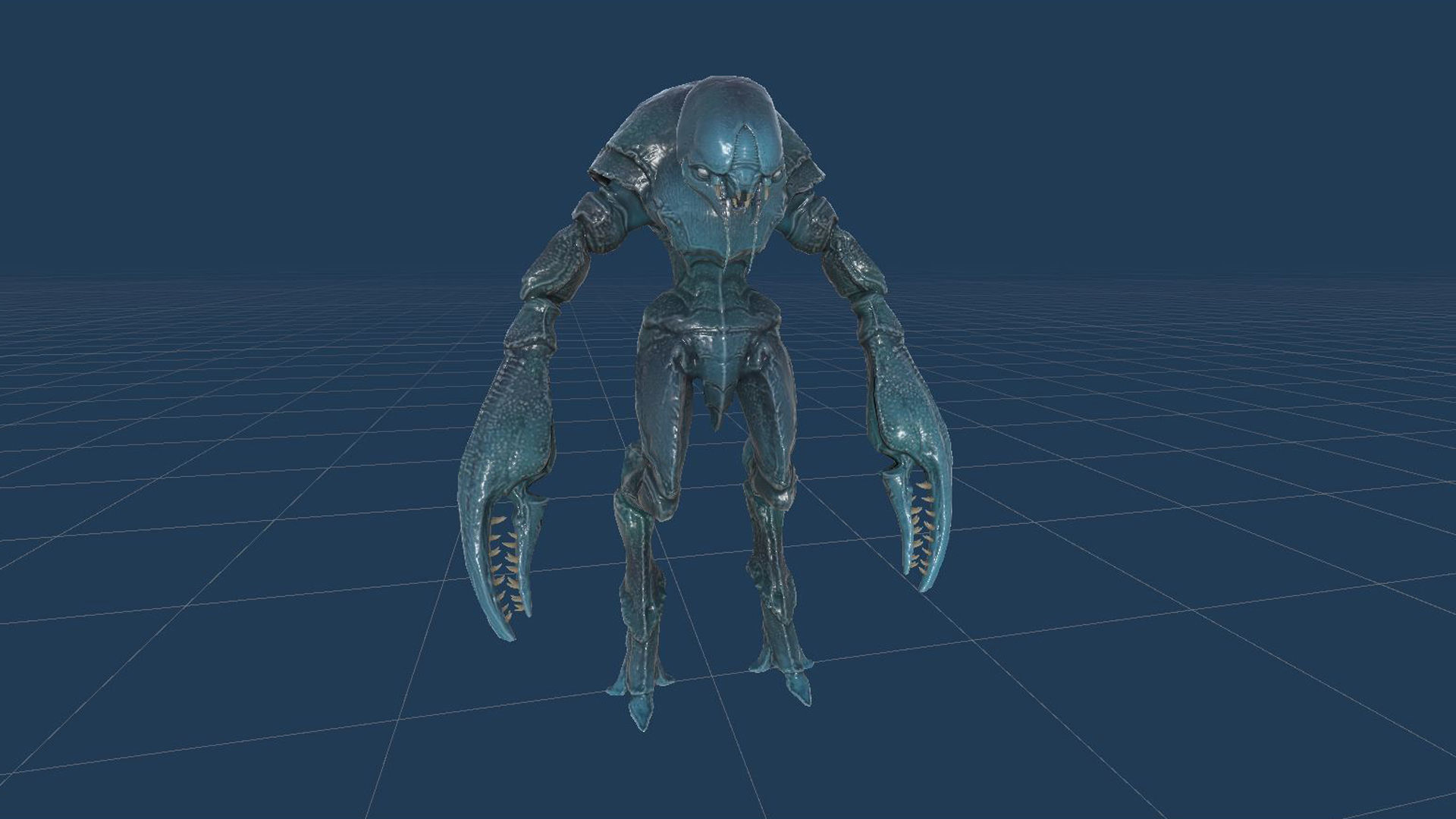 Crab Creature Low-poly 3D model_27