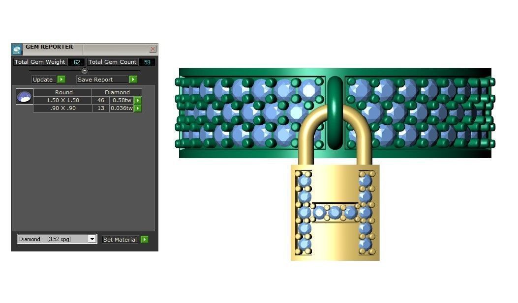 Hermes Ring 3D print model_8