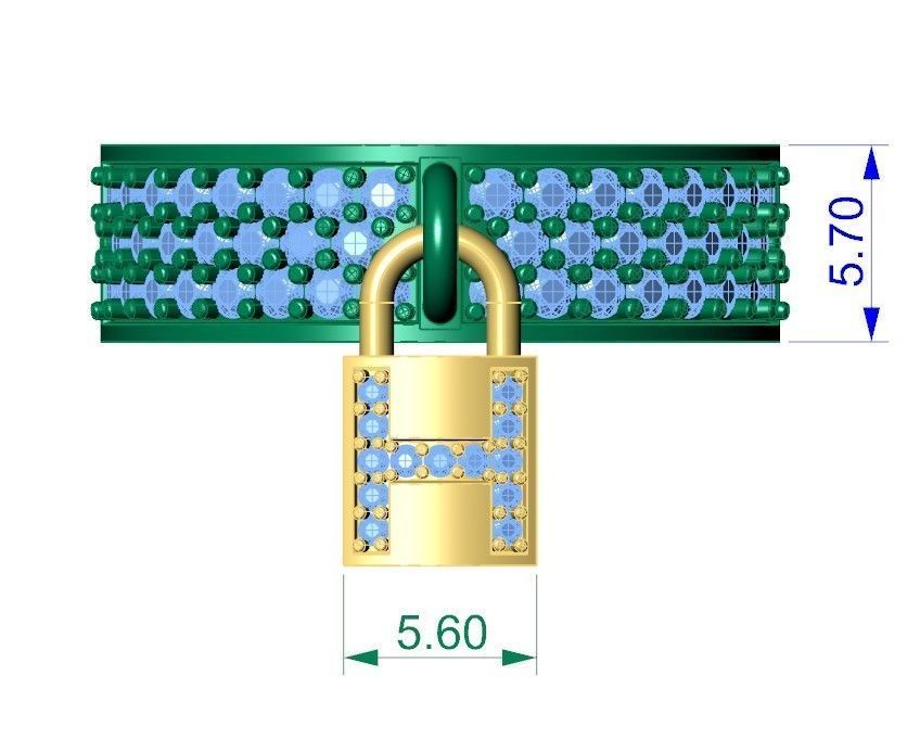 Hermes Ring 3D print model_6