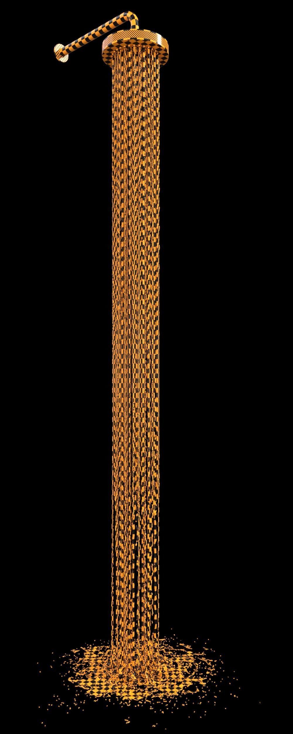 gessi inciso faucet set 3D model_8