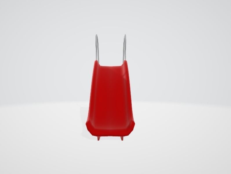 Simple Slide Low-poly 3D model_2