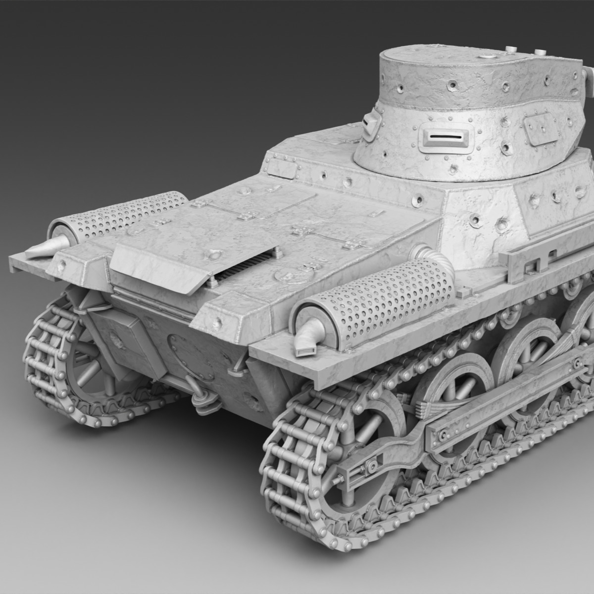 PzKpfw I ausf A  3D print model_9