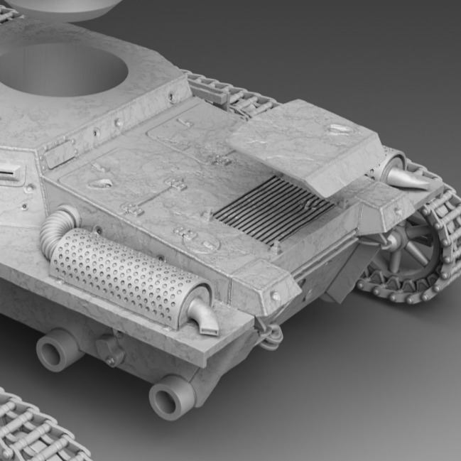 PzKpfw I ausf A  3D print model_12